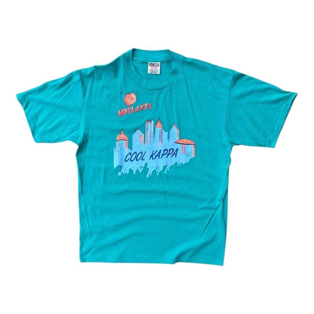 Vintage 1994 Hotlanta Kappa Greek Life T-Shirt Sorority Fraternity Size L